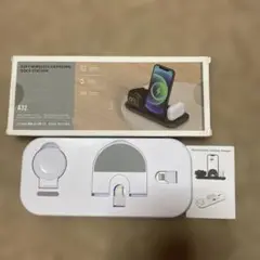ほぼ未使用⭐︎3台まとめて同時充電 ワイヤレス充電器