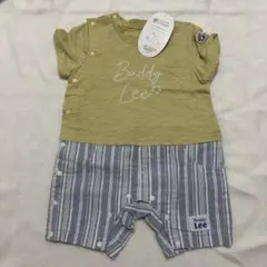 Buddy Leeロンパース 70cm イエロー/ストライプ