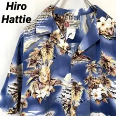 N-5107 Hiro Hattie アメリカ古着 アロハシャツ トロピカル L