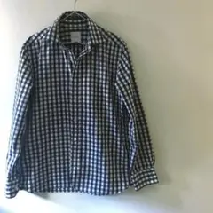 【美品】　マッキントッシュ　ギンガムチェック　長袖シャツ　38サイズ