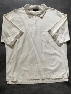 B:MING by BEAMS　コットン　ポロシャツ　アイボリー　ビームス