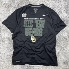 NIKEベイラー大学アメフトカレッジTシャツ✨スポーツMIX/ビッグプリント