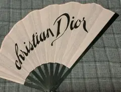 Christian Dior ロゴ入り扇子
