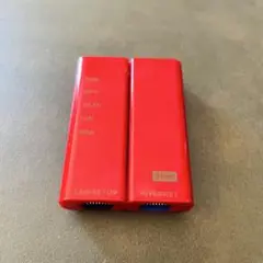 無線LANルーター ポータブル 300Mbps 赤色 コンパクトタイプ ホテル