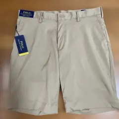 新品未使用 POLO RALPH LAUREN ベージュショートパンツ 34