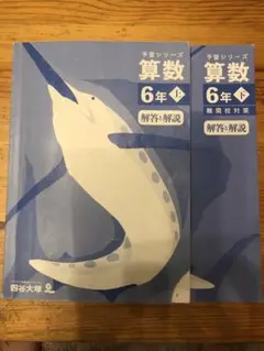 ひまわりさん専用。予習シリーズ 算数 6年 上巻・下巻 解答・解説
