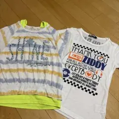 ZIDDY 140 Tシャツ 2枚セット