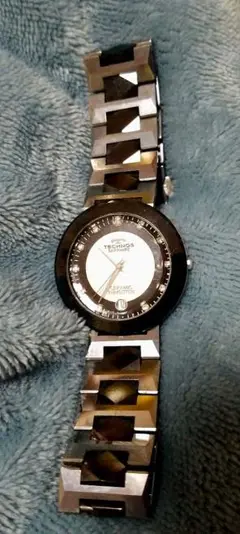 TECHNOS SAPPHIRE 金属バンド 腕時計