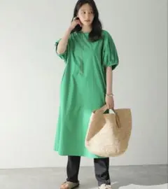 JOURNAL STANDARD コットンリップルパフワンピース
