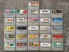 名作揃い　スーパーファミコンソフト　26本　収納ケース　まとめ売り
