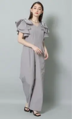 Rirandture フリルリボン　オールインワンワン