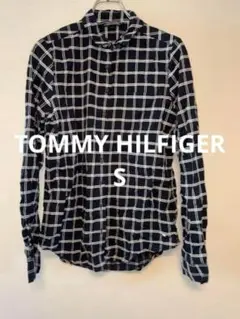 TOMMY トミーヒルフィガー BDシャツ ネイビー ホワイト チェック