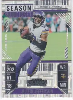 JUSTIN JEFFERSON 2024 PANINI CONTENDERS