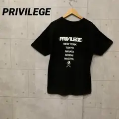 PRIVILEGE プリビレッジ ポケット ロゴ 半袖 Tシャツ メンズ
