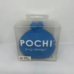 POCHI p+g design がま口ポーチ ブルー