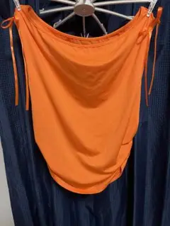 オレンジ ベリーダンス トップス ドレープ