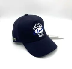 新品　LACOSTE Paris ベースボールキャップ ネイビー　ラコステ