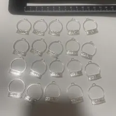 【新品未使用】レジン　スノードーム　金属枠