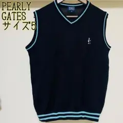 PEARLY GATES パーリー ゲイツ ニットベスト ゴルフ サイズ 5