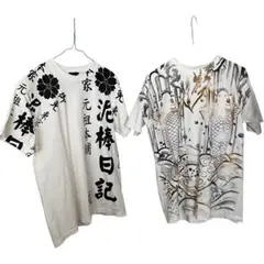 泥棒日記 白 Tシャツ 半袖 中 サイズ 鯉 まとめ