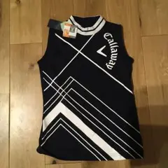Callaway キャラウェイ　ノースリーブヨックネックシャツ　ネイビーM