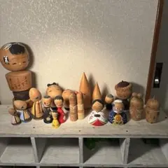 創作　可愛いこけし　19点　まとめて