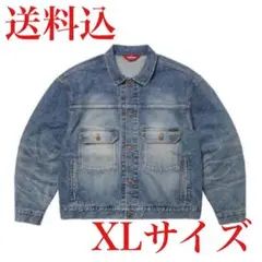 ほぼ未使用！supreme Selvedge Trucker Jacket L Supreme Distressed Selvedge Trucker Jacket (FW24) - $368