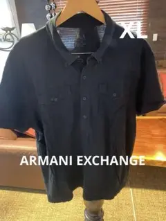 大きいサイズ A|X アルマーニ エクスチェンジ 半袖シャツ XL 黒