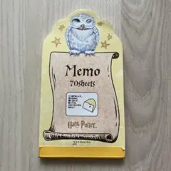 Harry Potter メモ帳 70枚入り残量8