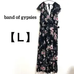 ✨️美品✨️band of gypsies フラワープリント マキシドレス 【Ｌ】