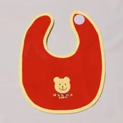 ミキハウス 赤 スタイ よだれかけ