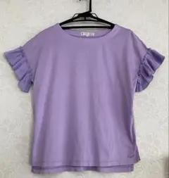 クミキョク　プリーツ　カットソー　ラベンダー　2