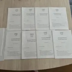帰国入試広尾学園三田国際　算数サンプル問題9部　国語5部　IC ISC全19部