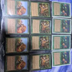 mtg マジック：ザ・ギャザリング カードセット　40枚　緑　ストンピィ系