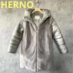 HERNO ヘルノ xxs ファーダウンコート