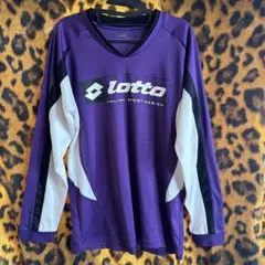 lotto ロット　長袖　ロンT football purple Futsal
