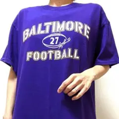 ギルダン ボルチモア レイライス Tシャツ 古着 #27 パープル 紫色 L