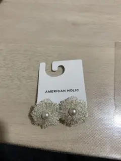 AMERICAN HOLIC アイボリー イヤリング