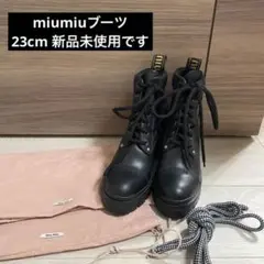 ミュウミュウ miumiu ブーツ 厚底 23