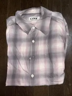 coor ピンク長袖シャツ