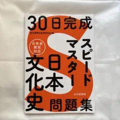 30日完成 スピードマスター 日本文化史問題集