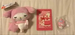 マイメロぬいぐるみ＆カード＆ミニフィギュア