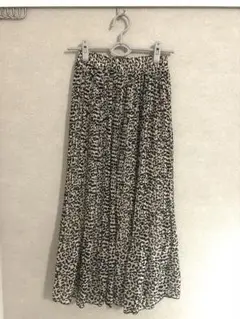 【SPRAY PREMIUM】ヒョウ柄消しプリーツスカート