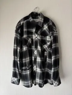 Rafu フランネルチェックシャツ XL