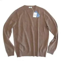 新品 MALO optimum マーロ カシミヤ混 ウール ニット ブラウン M
