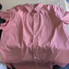 ピンク 半袖シャツ Lサイズ
