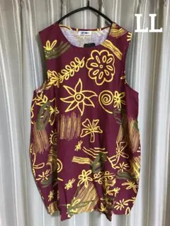 アジアンノースリーブコクーンチェニック