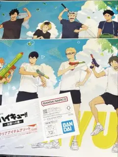 ハイキュー!! 1番くじ クリアアイテムアソートポスター2種セット