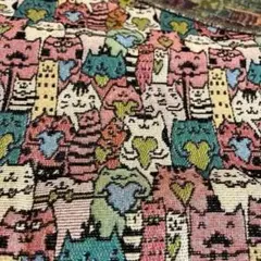 8/6限定SALE　ジャガード　猫柄　30cm送ります。