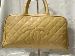 正規品 シャネル マトラッセボストンバッグ キャビアスキン